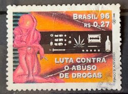 C 2003 Selo Luta Contra o Abuso de Drogas Saude 1996 Circulado 1
