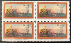 C 2025 Selo Centenario Marques de Tamandare Navio 1997 Quadra
