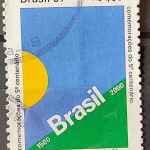 C 2030 Selo Descobrimento do Brasil 1997 Circulado 1