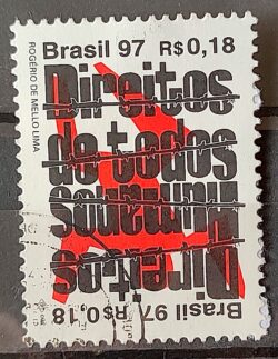 C 2034 Selo Direitos Humanos Justica 1997 Circulado 1