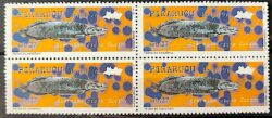 C 2036 Selo Fauna da Amazonia Peixe Pirarucu 1997 Quadra