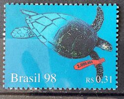 C 2089 Selo Oceanos Tartaruga 1998