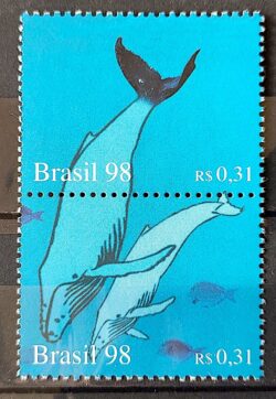 C 2090 Selo Oceanos Baleia Jubarte 1998