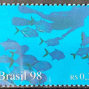 C 2093 Selo Oceanos Peixe Mergulhador 1998