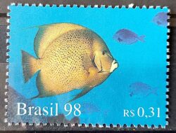 C 2095 Selo Oceanos Peixe 1998