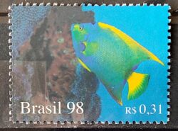 C 2101 Selo Oceanos Peixe 1998