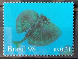 C 2103 Selo Oceanos Peixe Voador 1998
