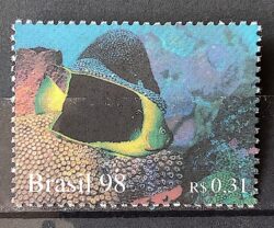 C 2108 Selo Oceanos Peixe Coral 1998