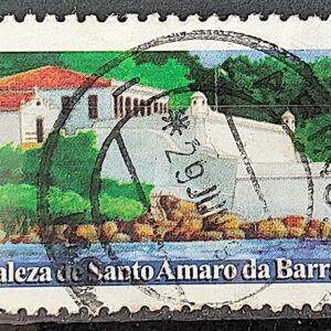 C 2194 Selo Fortaleza de Santo Amaro da Barra Grande Militar 1999 Circulado 4