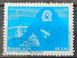 C 2375 Selo CNPq Formando para o Futuro Ciencia Educacao 2001 Circulado 1