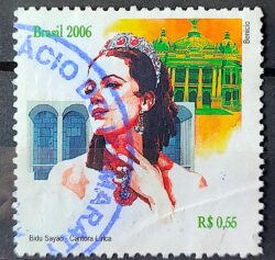 C 2648 Selo Bidu Sayao Musica Lirica 2006 Circulado 1