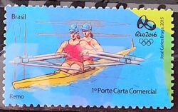 C 3431 Selo Olimpiadas Rio 2016 Remo 2015