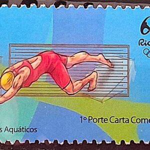 C 3435 Selo Olimpiadas Rio 2016 Desportos Aquaticos 2015