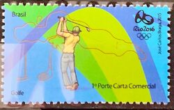 C 3474 Selo Olimpiadas Rio 2016 Golfe 2015