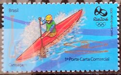C 3475 Selo Olimpiadas Rio 2016 Canoagem 2015