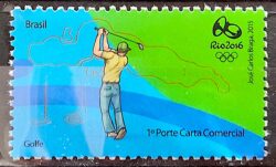 C 3476 Selo Olimpiadas Rio 2016 Golfe 2015