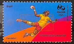C 3484 Selo Olimpiadas Rio 2016 Handebol 2015