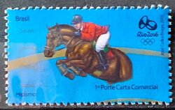 C 3513 Selo Olimpiadas Rio 2016 Hipismo Cavalo 2015