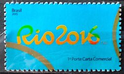C 3522 Selo Olimpiadas Rio 2016 Logo Rio 2016 2015