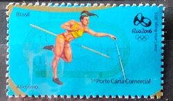 C 3523 Selo Olimpiadas Rio 2016 Atletismo Salto em Altura 2015