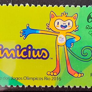 C 3539 Selo Olimpiadas Rio 2016 Mascote Vinicius 2015
