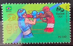 C 3540 Selo Olimpiadas Rio 2016 Boxe 2015