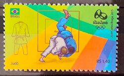 C 3544 Selo Olimpiadas Rio 2016 Judo 2015