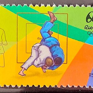 C 3544 Selo Olimpiadas Rio 2016 Judo 2015