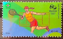 C 3547 Selo Olimpiadas Rio 2016 Tenis 2015