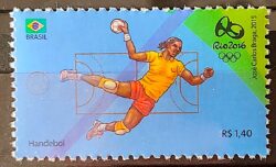 C 3552 Selo Olimpiadas Rio 2016 Handebol 2015