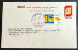 Envelope 1975 FRANCAL Feria do Calcado e do Couro CPD SP 1