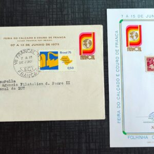 Envelope 1975 FRANCAL Feria do Calcado e do Couro CPD SP 1
