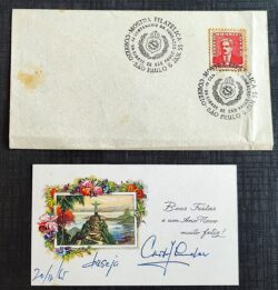 Envelope FDC 000 1955 Mostra Filatelica Sao Paulo Oswaldo Cruz CBC SP 1