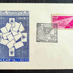 Envelope FDC 000 1960 Divulgacao Filatelica SPP Congresso Eucaristico CBC SP