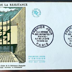 Envelope FDC 000 1963 Franca Ile de la Cite