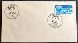 Envelope FDC 000 1967 Semana da Asa Aviao Aviacao Balao Foguete VASP CBC SP
