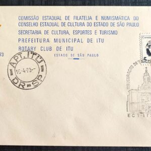 Envelope FDC 000 1973 Rotary Club de Itu Anita Garibaldi CBC SP