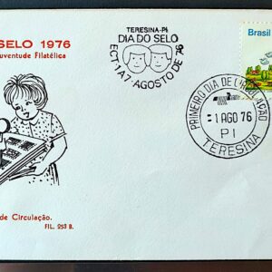 Envelope FDC 000 1976 Dia do Selo CPD AM