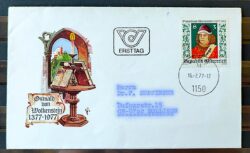 Envelope FDC 000 1977 Alemanha Literatura Poesia