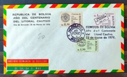 Envelope FDC 000 1979 Bolivia Direito