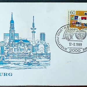 Envelope FDC 000 1989 Alemanha Filatelia