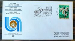Envelope FDC 000 1995 Austria Direitos Humanos
