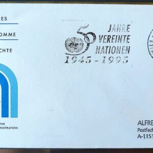 Envelope FDC 000 1995 Austria Direitos Humanos