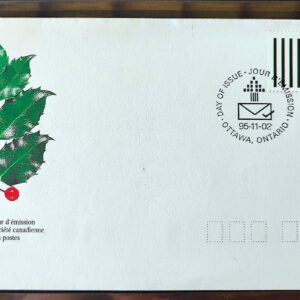 Envelope FDC 000 1995 Canada Natal Religiao