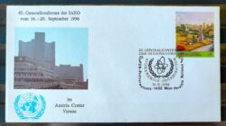 Envelope FDC 000 1996 Nacoes Unidas Austria Energia 1