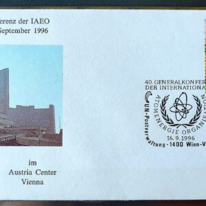Envelope FDC 000 1996 Nacoes Unidas Austria Energia 1