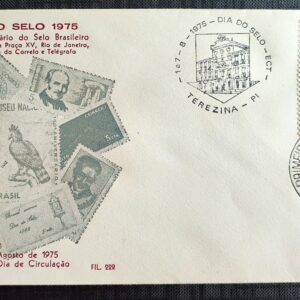 Envelope FDC 072 1975 Dia do Selo CBC e CPD PI
