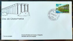 Envelope FDC 091 1976 Dia do Diplomata CPD AM