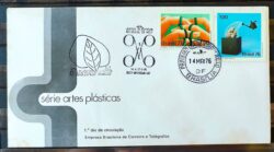 Envelope FDC 092 1976 Serie Artes Plasticas CBC CPD BSB