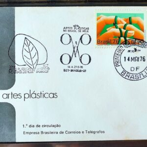 Envelope FDC 092 1976 Serie Artes Plasticas CBC CPD BSB
